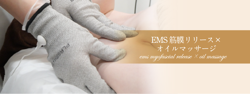 【上半身/下半身/背面】EMS筋膜リリース×オイルマッサージ/料金|東大阪・平野・東住吉【サラスバティ】