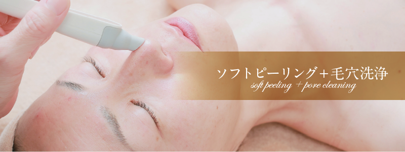【黒ずみ改善/毛穴ケア】ソフトピーリング+毛穴洗浄/料金|平野・東住吉・八尾【サラスバティ】